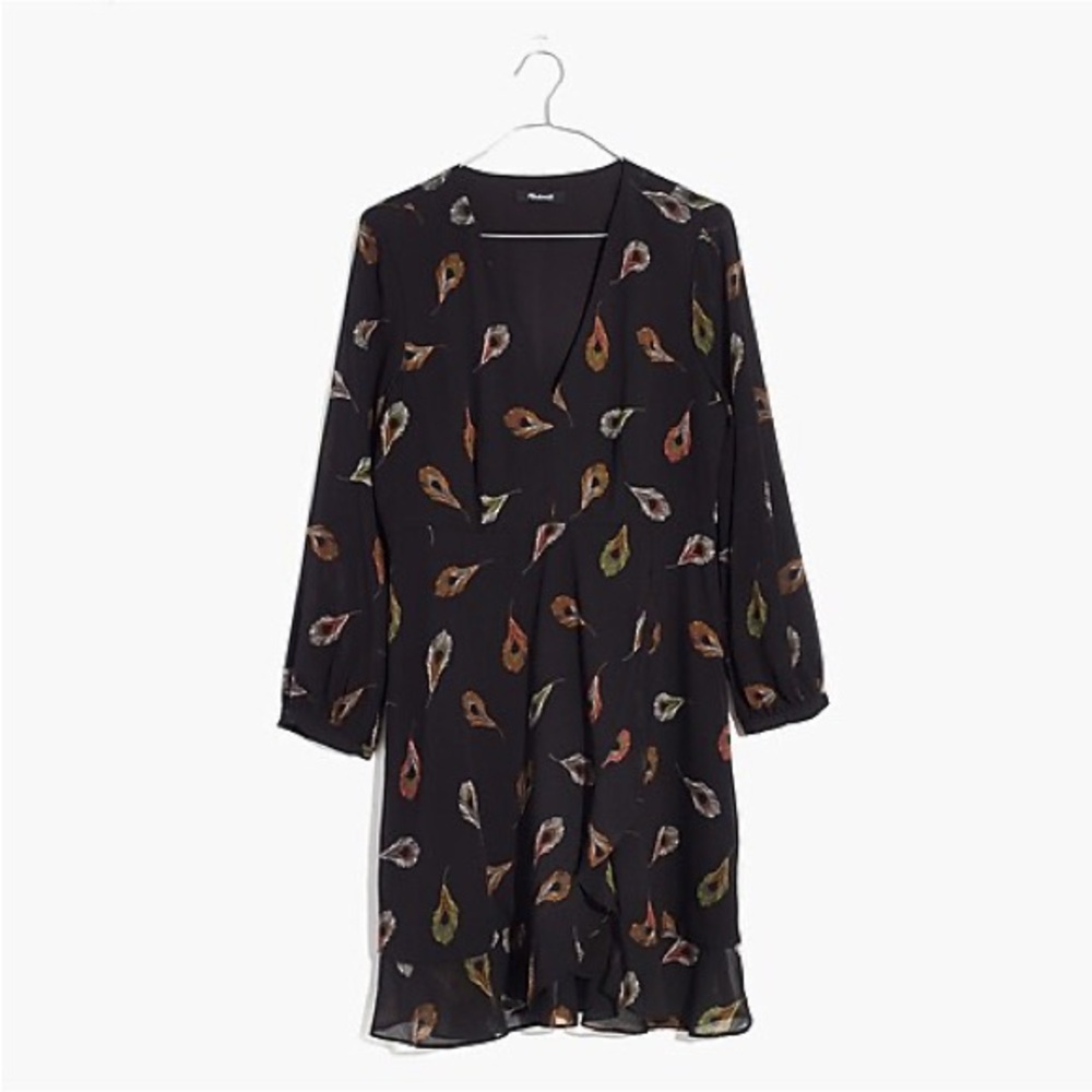 NWT Madewell Poppy Dress in Peacock Feathers